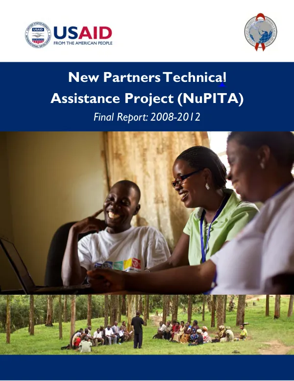 New partners technical assistance project (NuPITA) : final report : 2008-2012