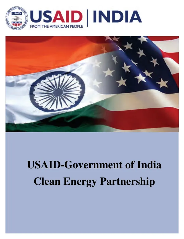 USAID-Government of India clean energy partnership