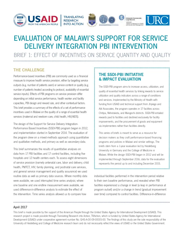 Solutions for African Food Enterprises (SAFE) Annual Progress Report
