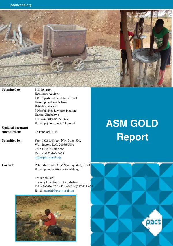 ASM GOLD Report