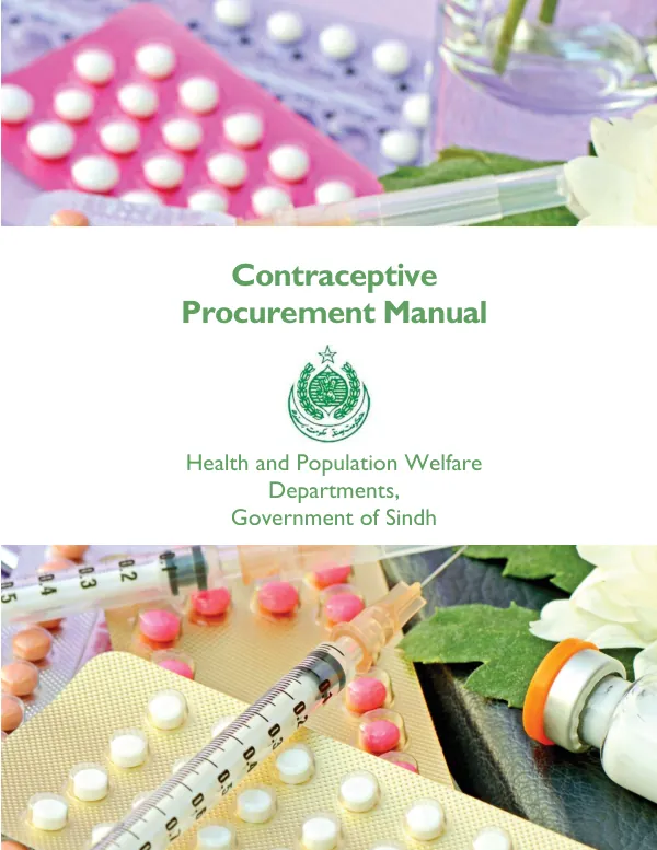 Contraceptive procurement manual