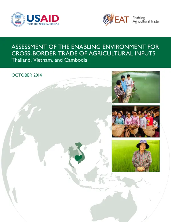 ASSESSMENT OF THE ENABLING ENVIRONMENT FOR CROSS-BORDER TRADE OF AGRICULTURAL INPUTS