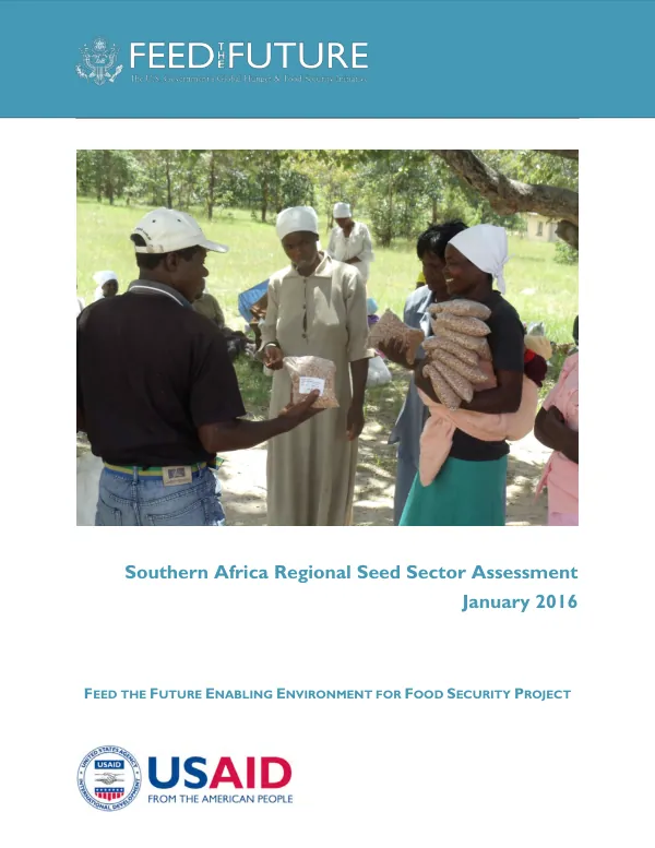 Southern Africa regional seed sector assessment