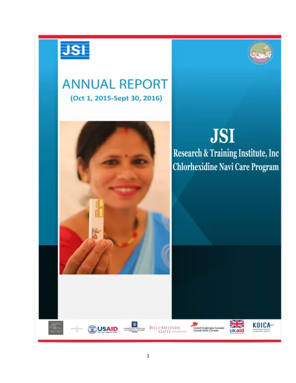 CNCP Annual Report Oct 1, 2015- Sept 30, 2016