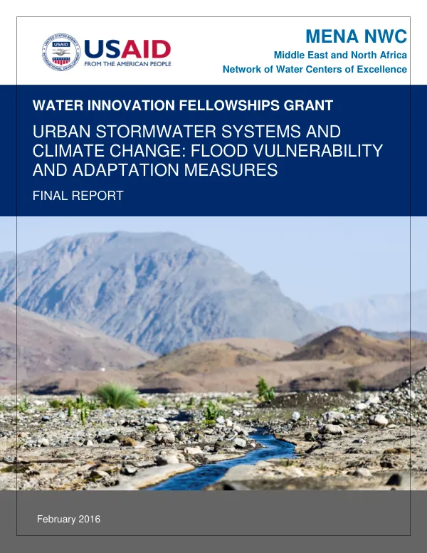 Urban Stormwater Systems and Climate Change: Flood Vulnerability and Adaption Measures