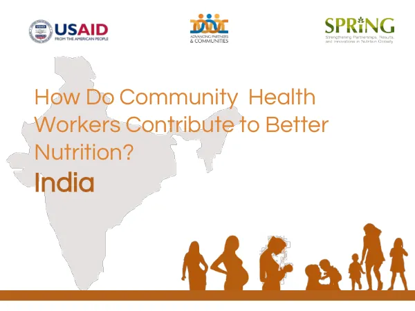 Community Health Worker Nutrition Advocacy Tool for India