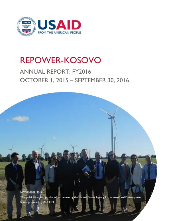 REPOWER-Kosovo Annual Report: FY2016