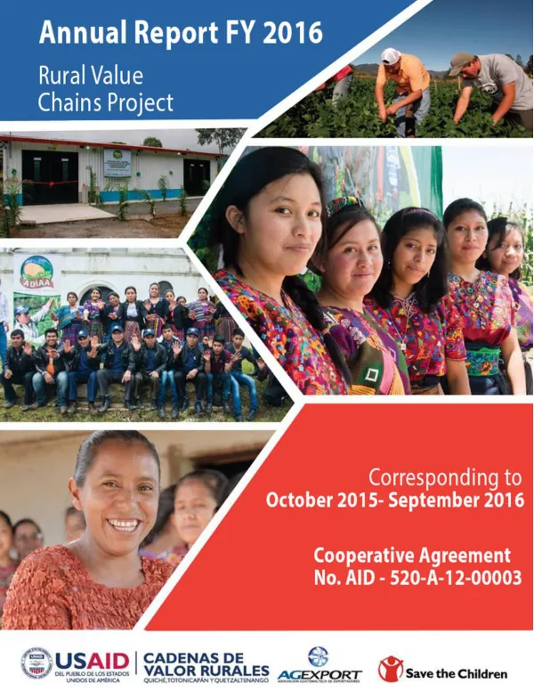 Annual report RVCP FY 2016 (October 2015 to September 2016)