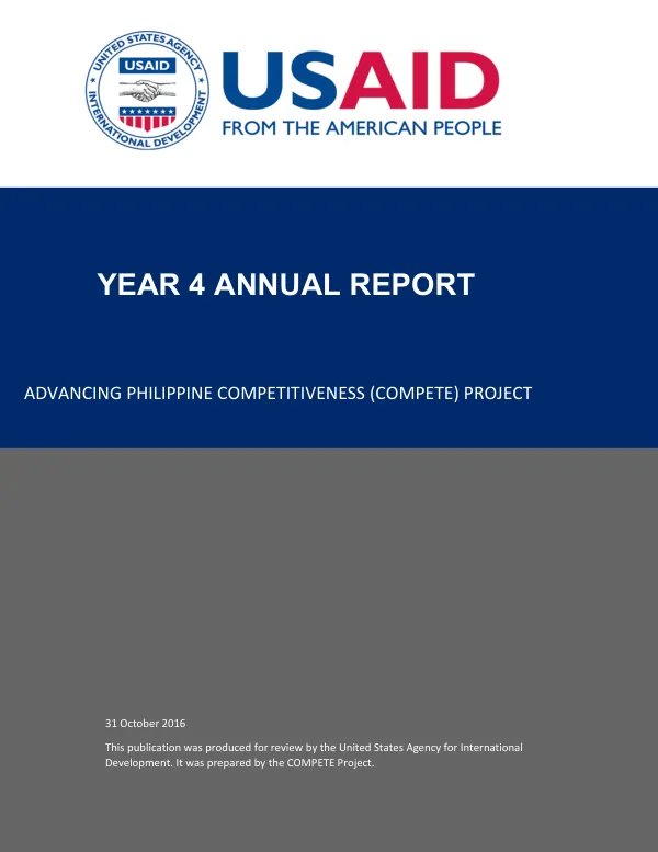 COMPETE Project Year 4 Annual Report