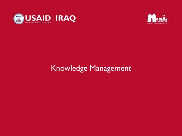 Knowledge Management Workshop