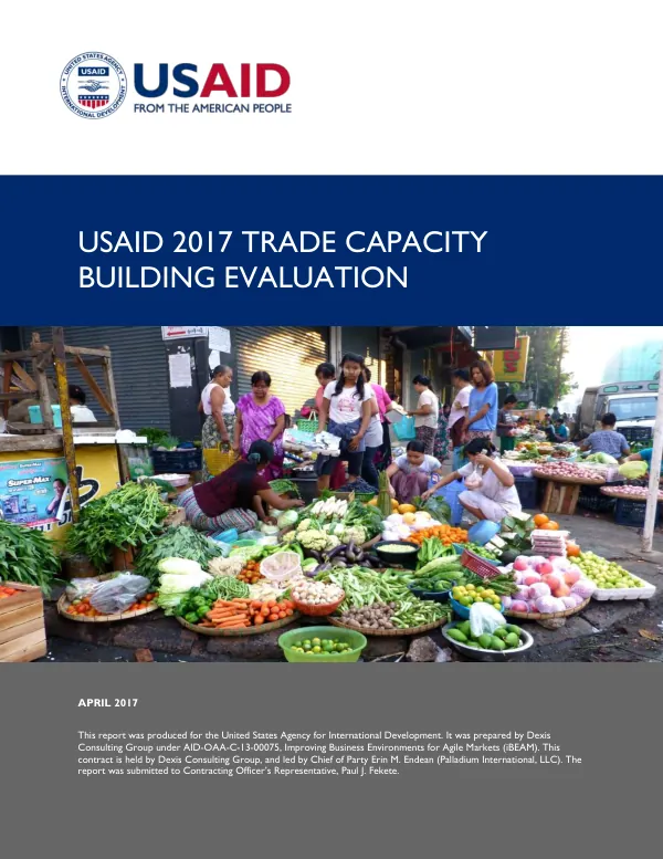 LIBERIA MUNICIPAL WATER PROJECT YEAR 1 ANNUAL REPORT AND QUARTERLY REPORT 4