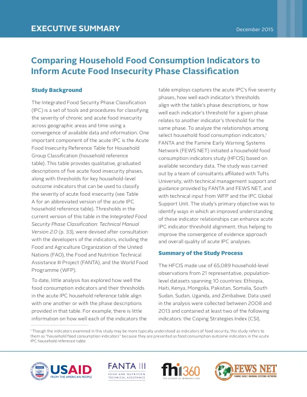 NAFAKA Initial Behavior Change Communication Interventions" Effectiveness Evaluation Report