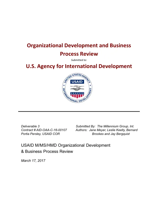Support for Service Delivery Integration – Systems - Malawi - Year 2 Annual Progress Report