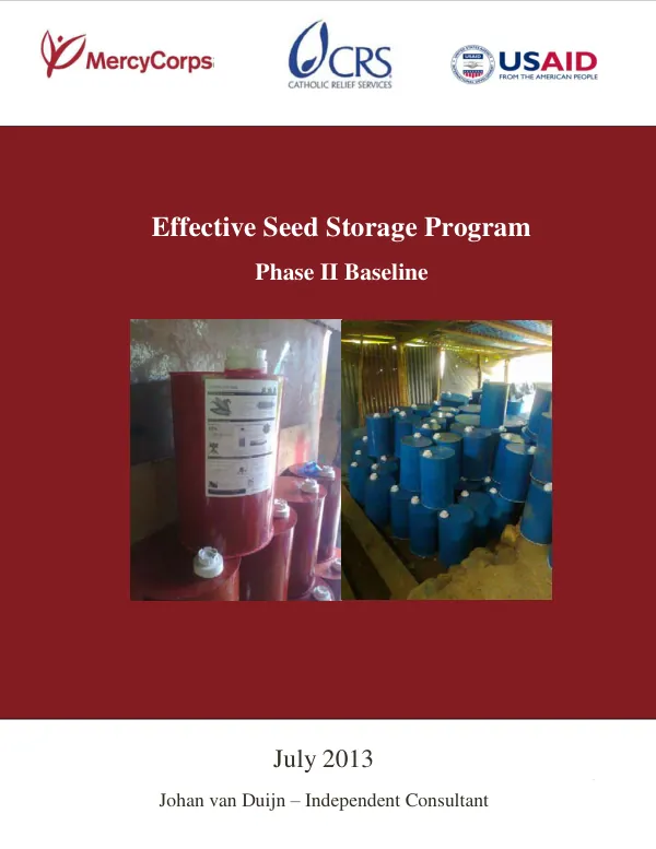 End-of-project report for health systems strengthening component, 2011-2016