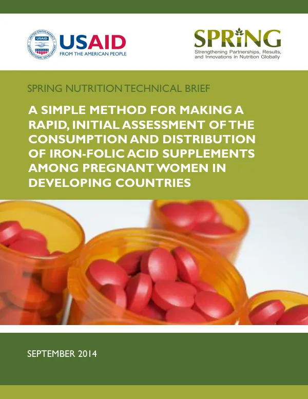 Final report : baseline study of Food for Peace development food assistance projects in Nepal
