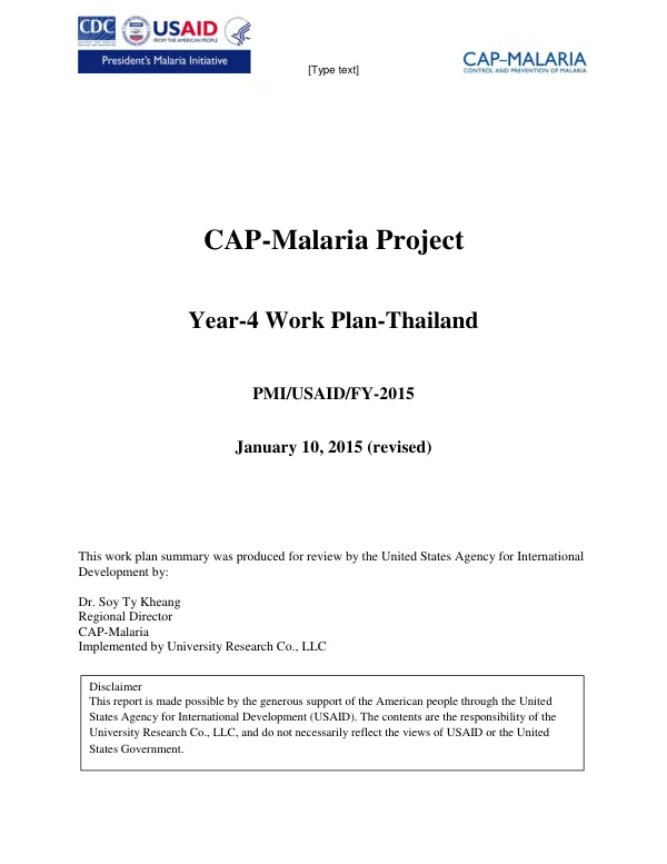 Senegal yaajeende baseline study of the Kolda region : a formative evaluation : final report