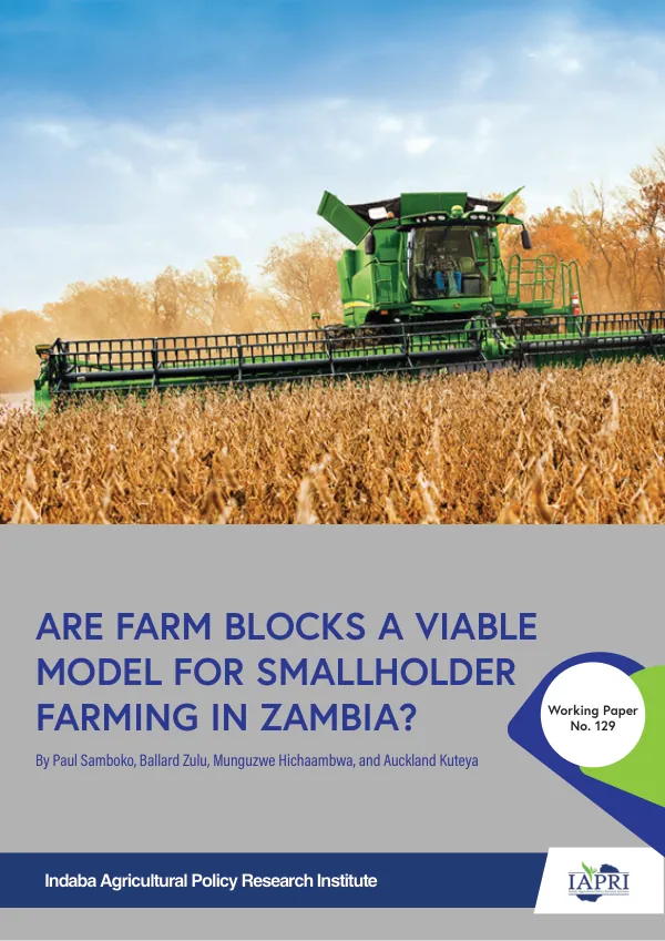 Are Farm Blocks a Viable Development Model for Smallholder Farming in Zambia?