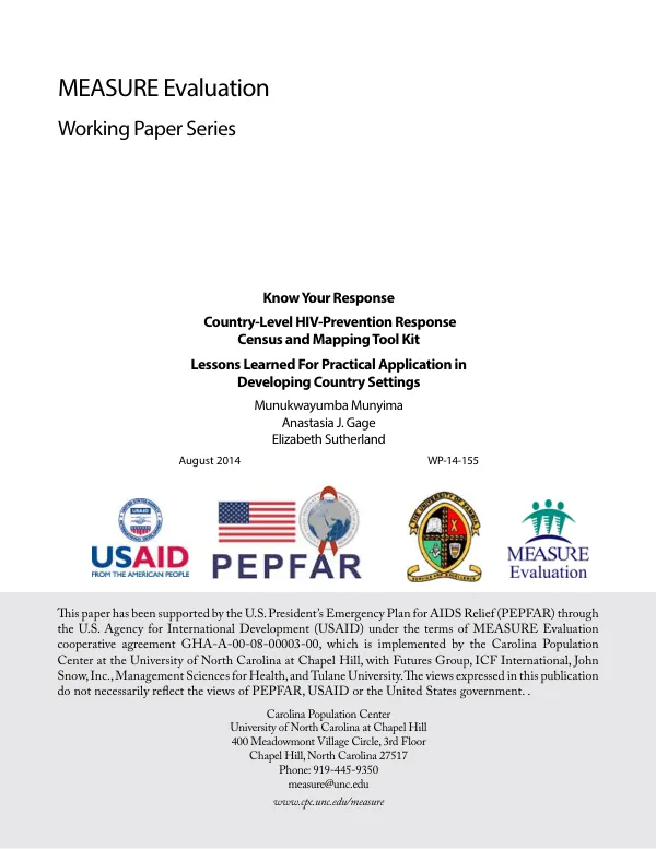 USAID/Ghana Evaluate for Health Project Annual Report, October 1 2016-September 30 2017