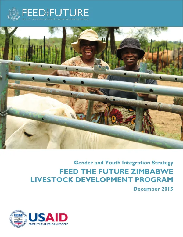 FTFZ-LD Gender and Youth Integration Strategy