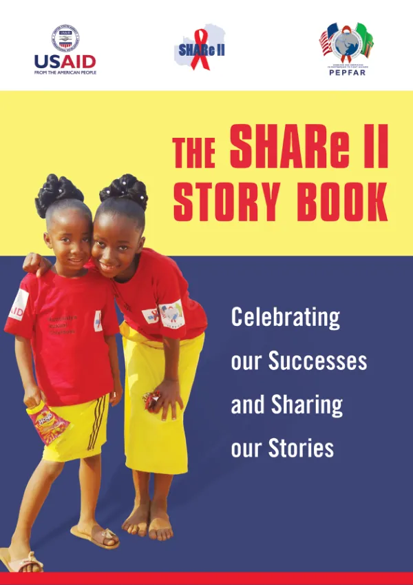 Support to the HIV/AIDS Response in Zambia II (SHARe II) Project: Success Storybook
