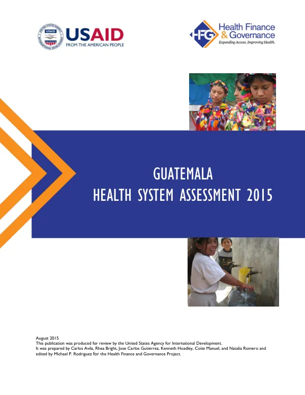 Guatemala Health System Assessment