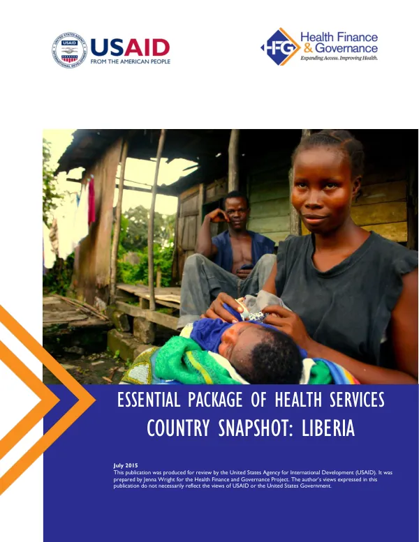 Essential Package of Health Services Country Snapshot: Liberia