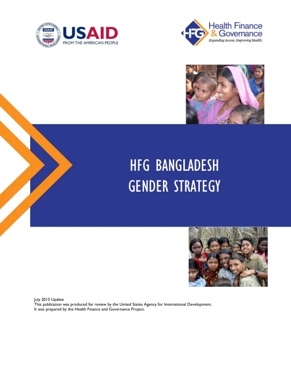 HFG Bangladesh Gender Strategy