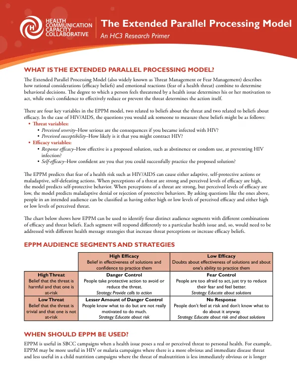 Extended Parallel Processing Model