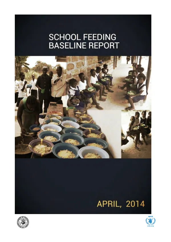 [USDA FY 2013 McGovern-Dole] School feeding baseline report [Liberia]