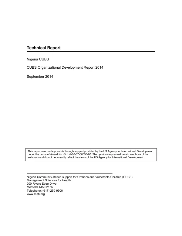 USAID Conservation of Central American watersheds program : gulf of Honduras final report