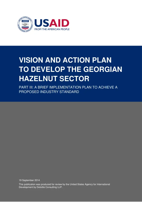 Delaware Technical and Community College (DTCC) completion report : USAID operations and maintenance training