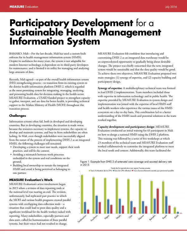 USAID/Santenet2 : annual report no. 1, October 2008-September 2009