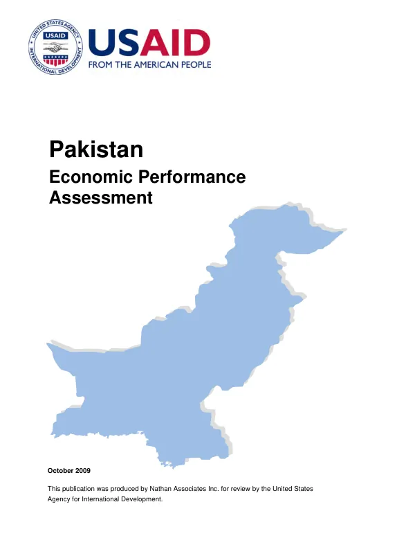 Pakistan economic performance assessment