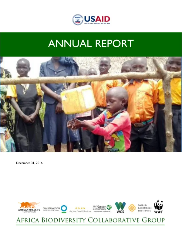 Water supply and sanitation activities : final report, [September 2008-June 2009]