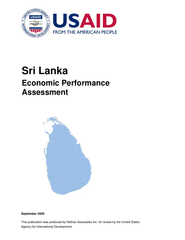 Sri Lanka economic performance assessment