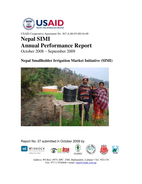 Leadership Management and Governance, Ethiopia (LMG ET) Project Annual Report PY4: October 1, 2015 – September 30, 2016
