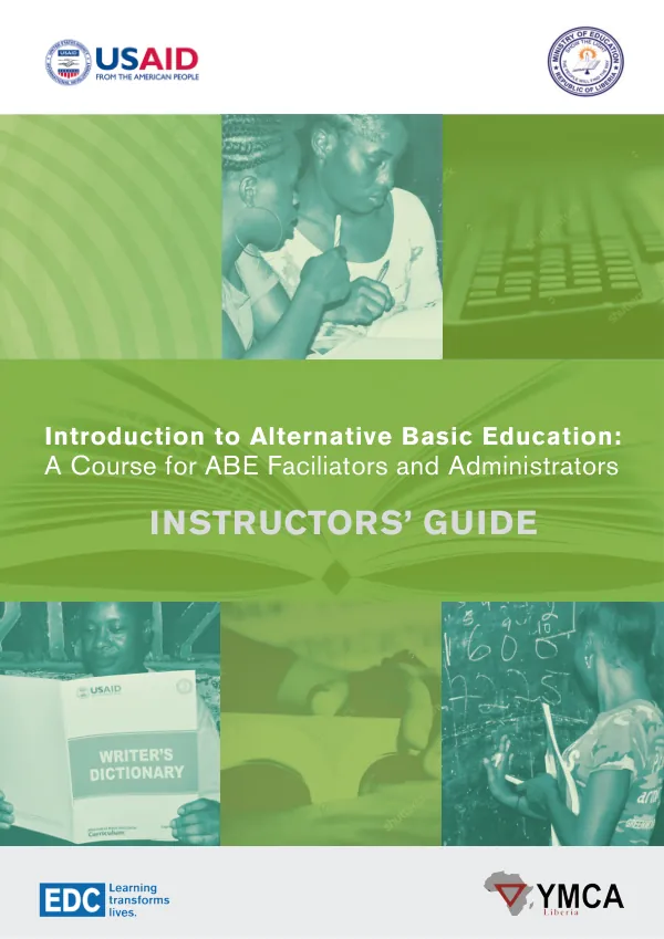 Introduction to Alternative Basic Education: A Course for ABE Facilitators and Administrators Instructors’ Guide