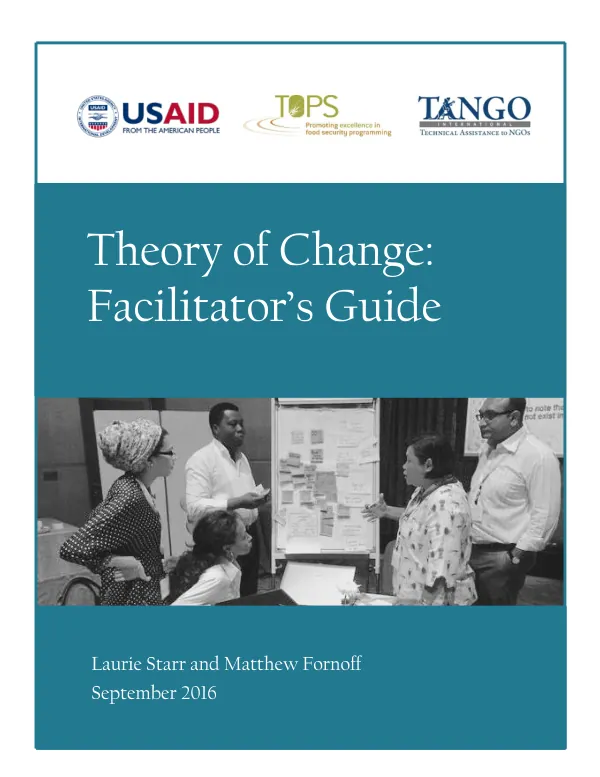 Theory of Change Facilitator’s Guide