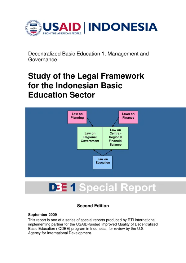 STUDY ON THE BILINGUAL CURRICULUM IN MALI: EXECUTIVE SUMMARY