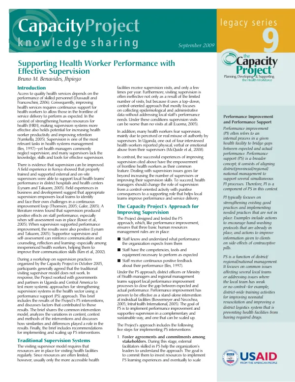 Integrated family health program end of program report 2008-2016