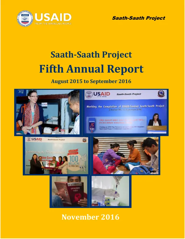 SSP Fifth Annual Report Aug 2015-Sep 2016- Main Report with Annexes-Approved