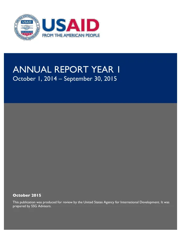 USAID Latin America and the Caribbean Education Support Services, Annual Report Year 1