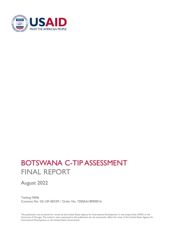 Botswana C-TIP Assessment Final Report