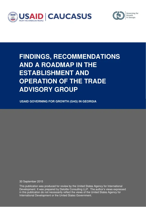 Trade Advisory Group Final Report