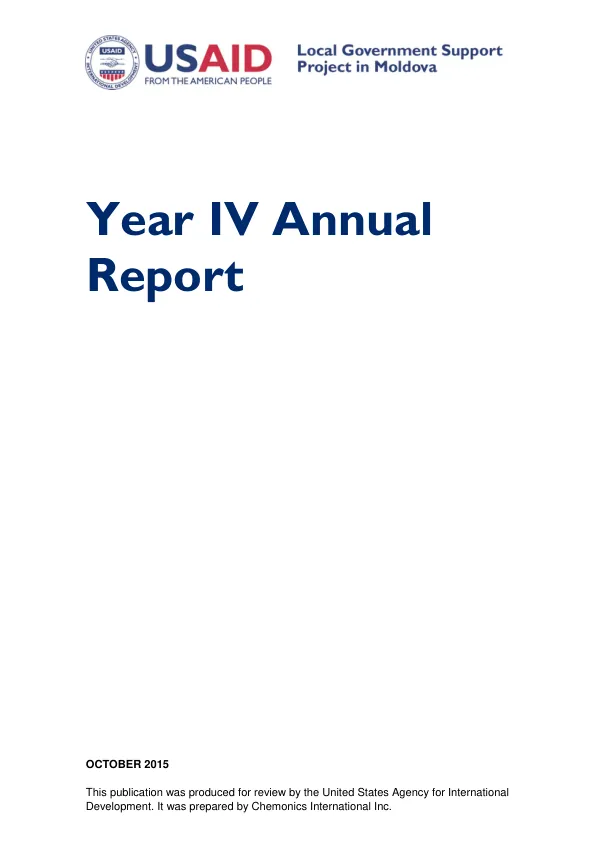 Year IV Annual Report