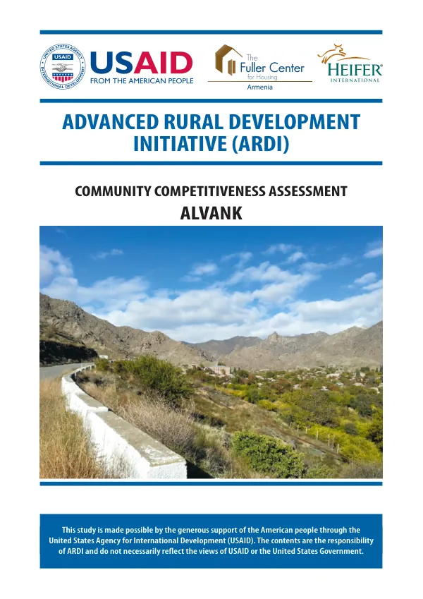 COMMUNITY COMPETITIVENESS ASSESSMENT ALVANK