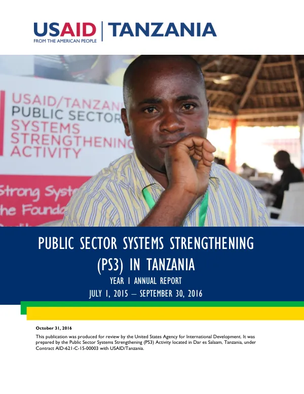PS3 Year 1 Annual Report