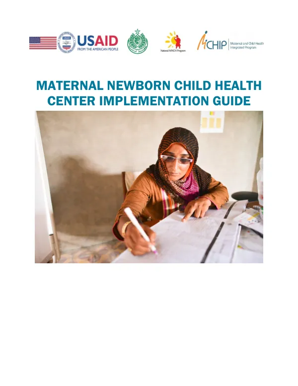 Maternal newborn child health center implementation guide