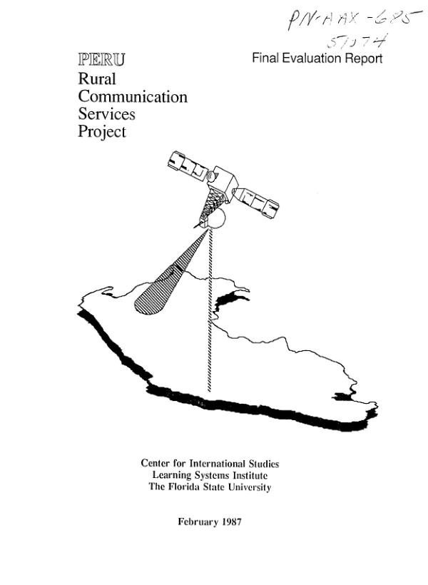Peru rural communication services project : final evaluation report