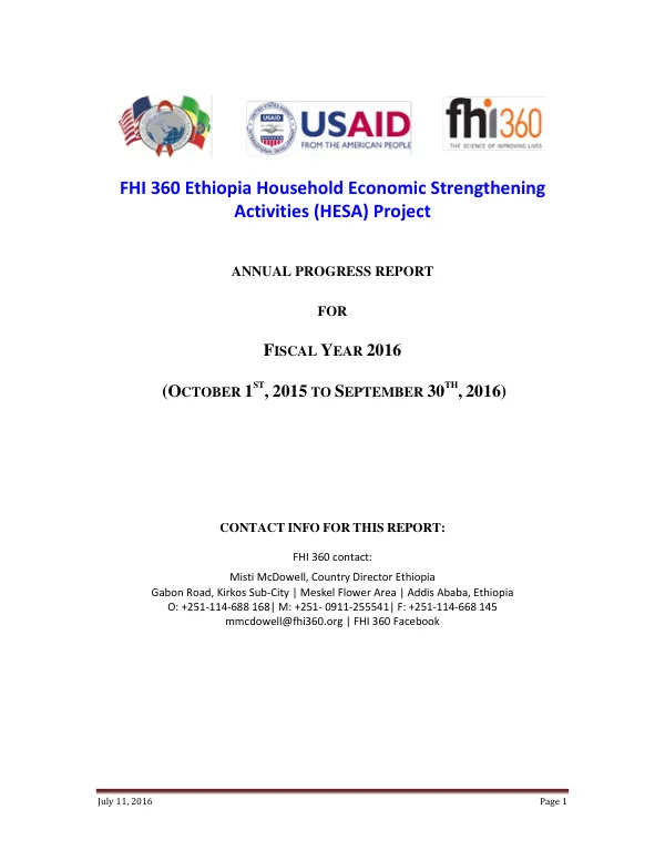 HESA Annual Report